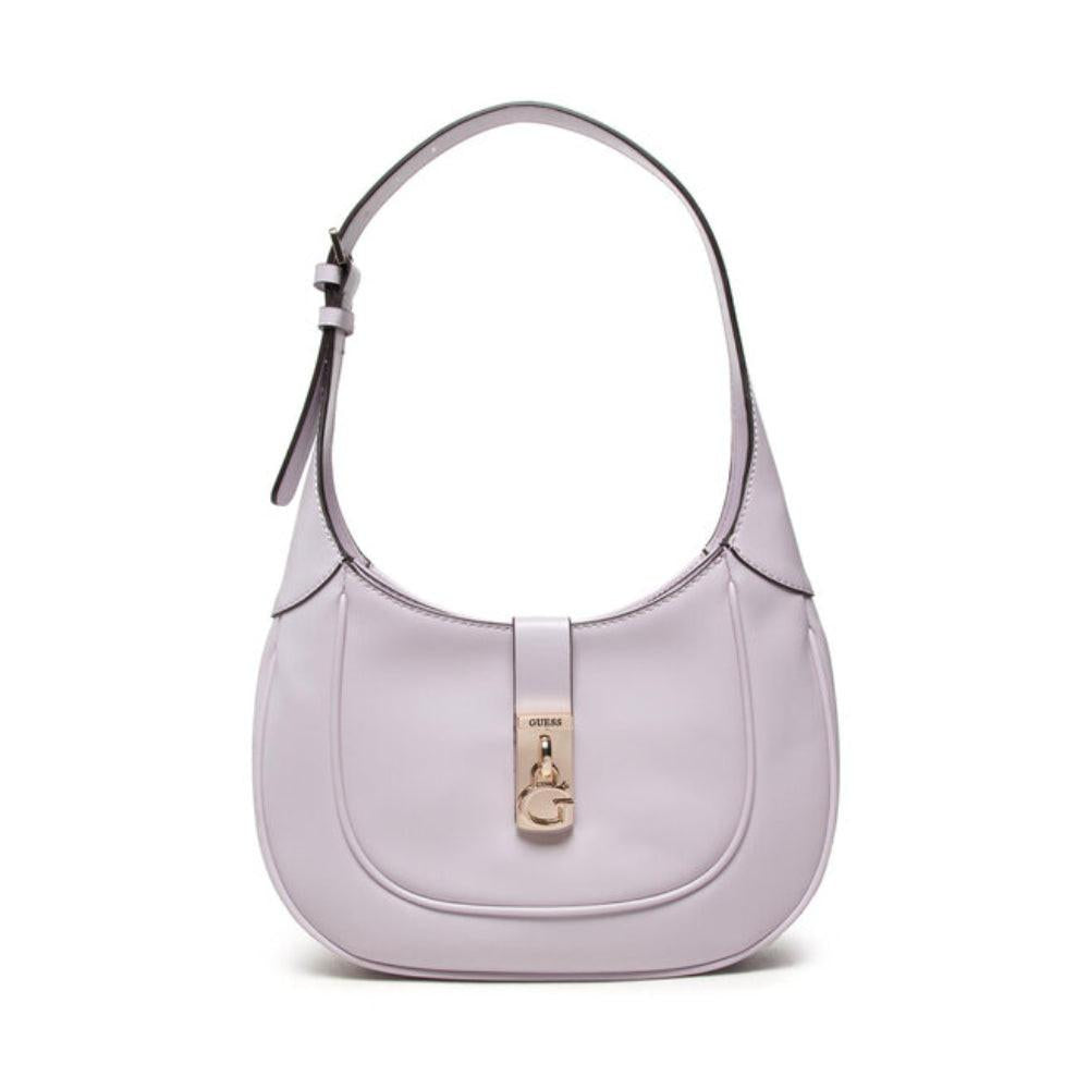Guess, Alexie, Synthetic Leather, Textile Bag, Lilac, HWVG84, For Women, 22 x 14.5 x 10 cm.
